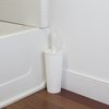 Home Basics Plastic Toilet Brush Holder, White TB45046